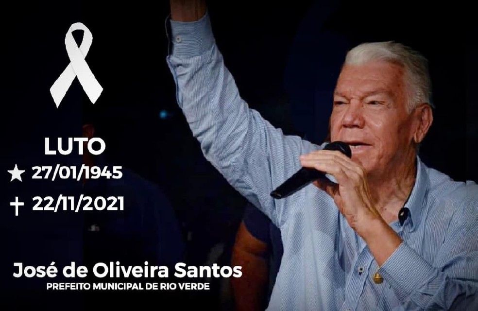Prefeito de Rio Verde de MT, José de Oliveira Santos, morre em Campo Grande