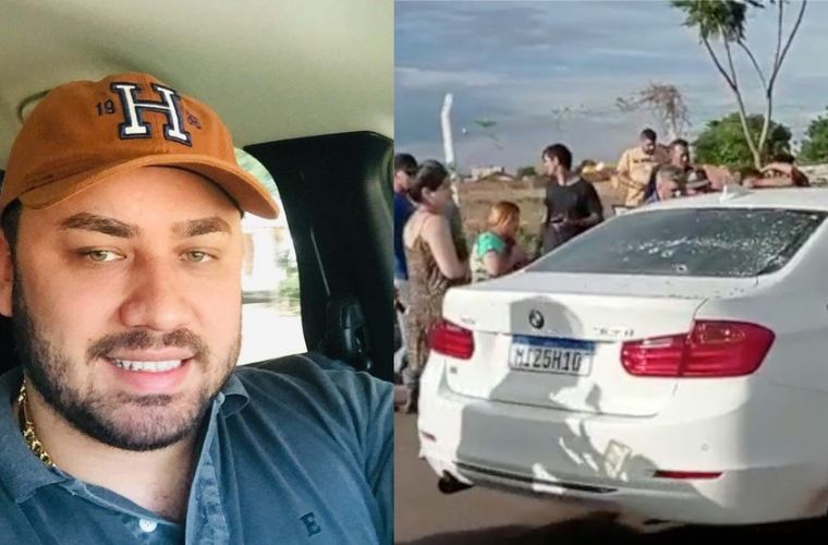 Empresário é executado ao ter carro metralhado por pistoleiros na fronteira com Paraguai