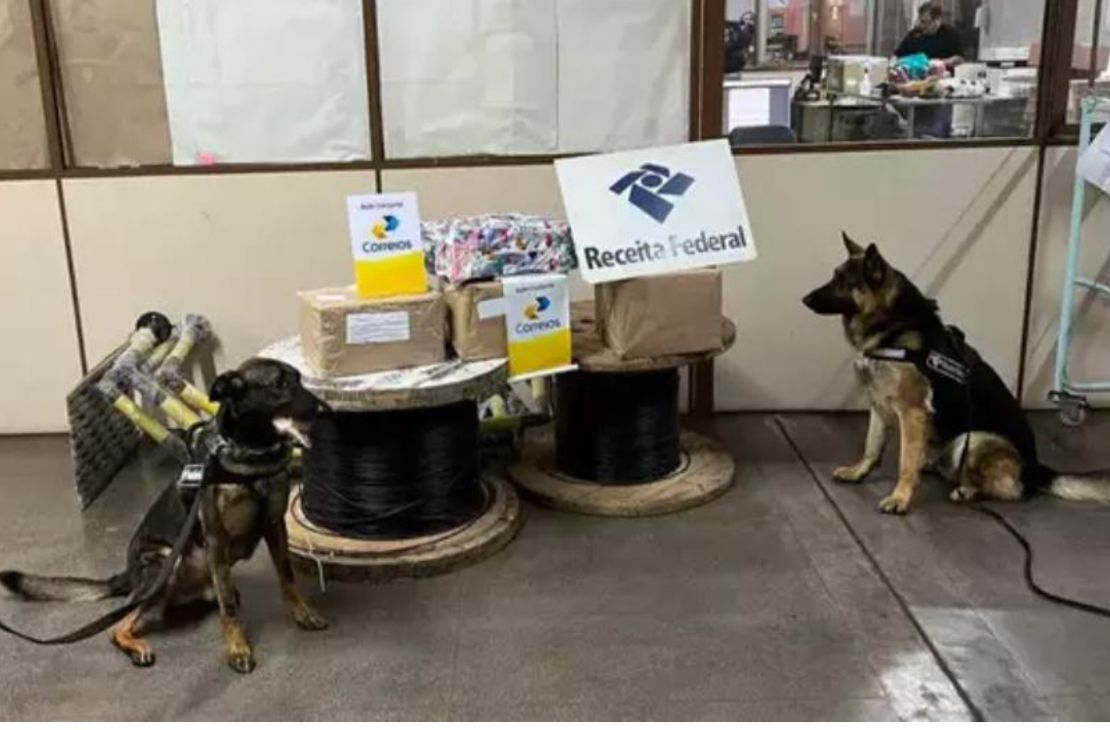 Receita Federal apreende drogas em mercadorias enviadas pelos Correios