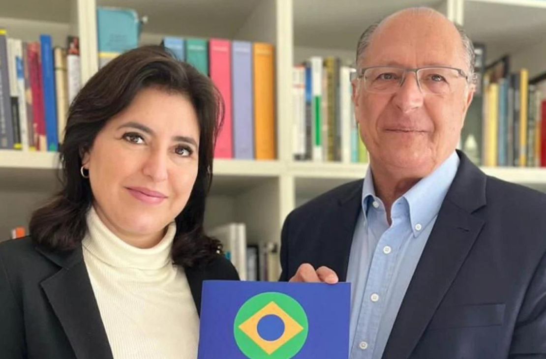 Alckmin anuncia que Simone Tebet colaborará na transição na área de desenvolvimento social