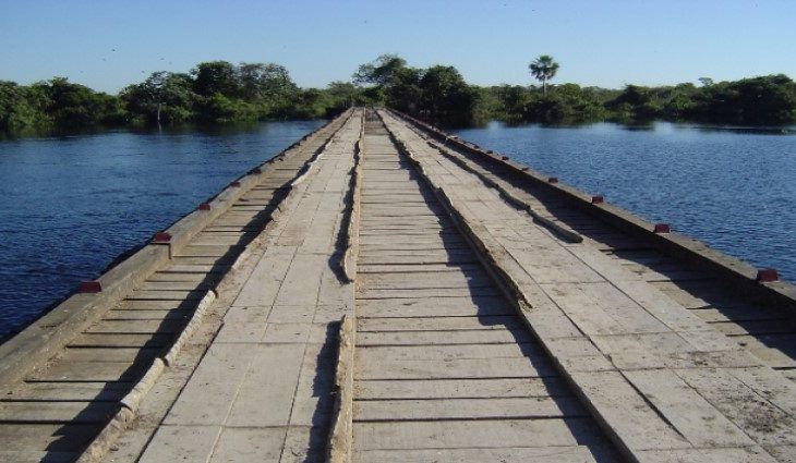 Ponte sobre Rio Nabileque no Pantanal terá travessia de veículos suspensa para reforma