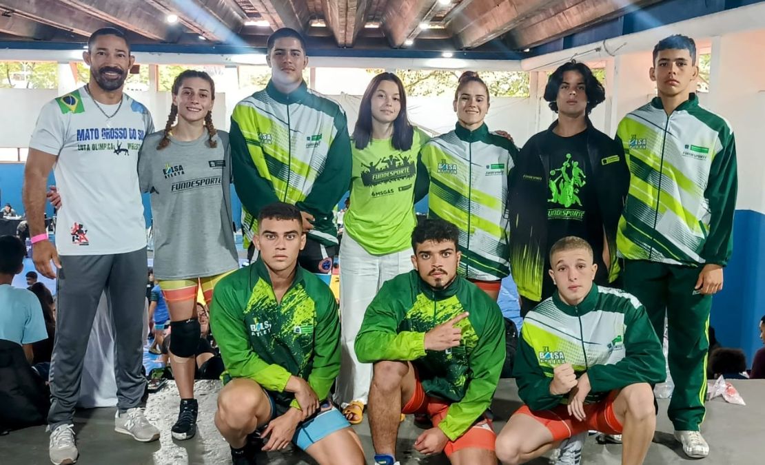 MS fecha a Copa Brasil e o Brasileiro Sub-17 de Wrestling com cinco medalhas e classificação ao Pan