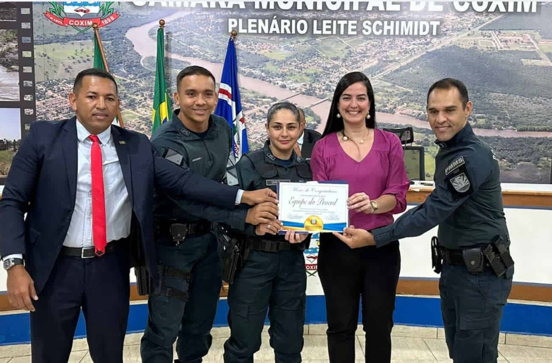 Policiais Militares são homenageados na Câmara Municipal em Coxim