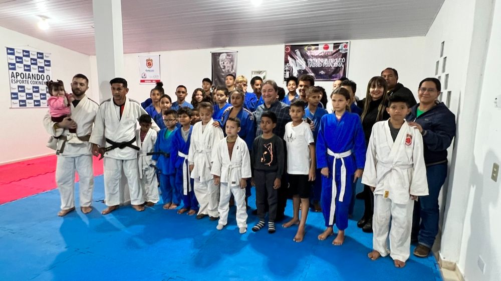 Coxim ganha novo dojo de Judô no bairro Piracema