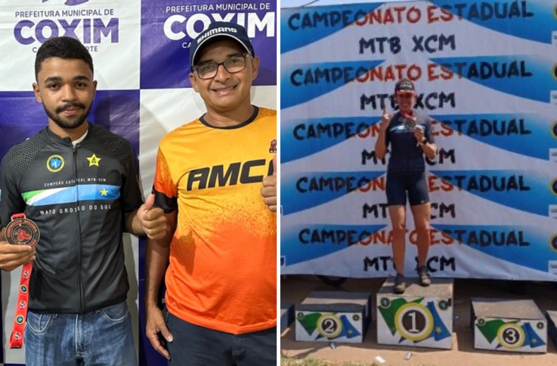 Buiu e Carol são campeões estaduais de ciclismo