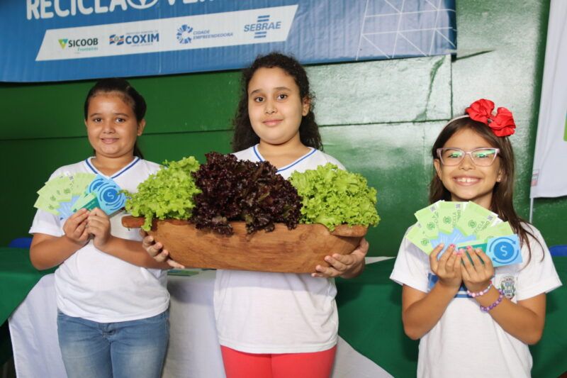 Projeto Recicla Verdinho é lançado em Coxim promovendo educação financeira, agricultura familiar e o meio ambiente