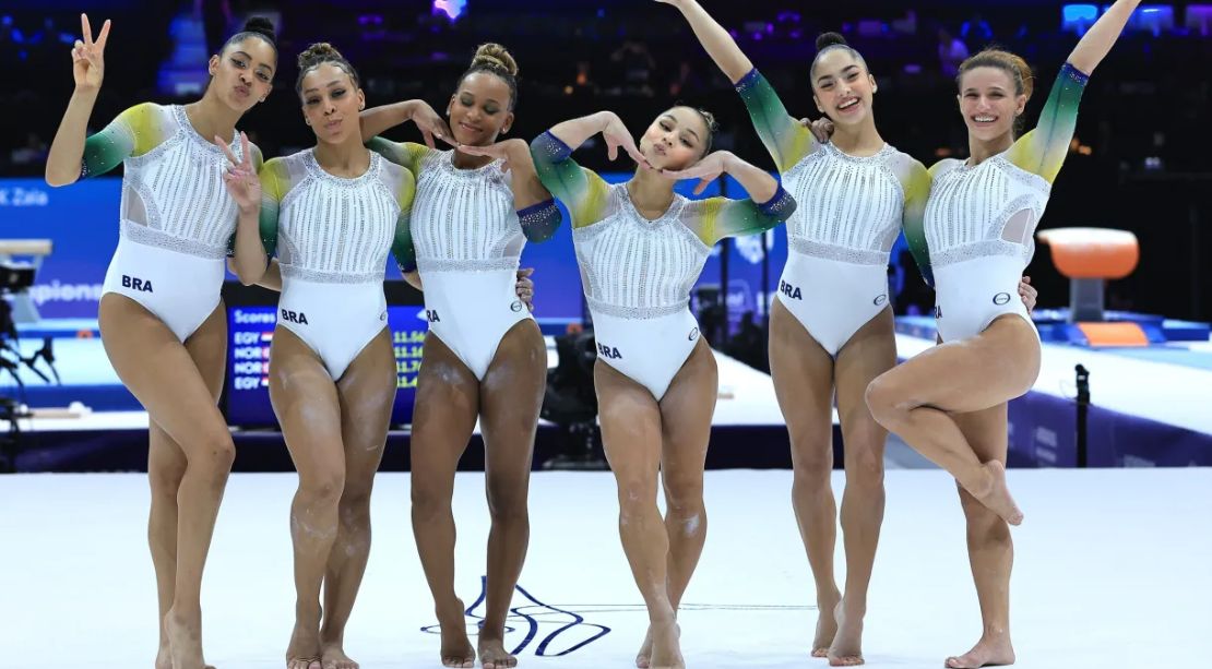 Histórico! Brasil é prata no Mundial de ginástica artística por equipes feminina