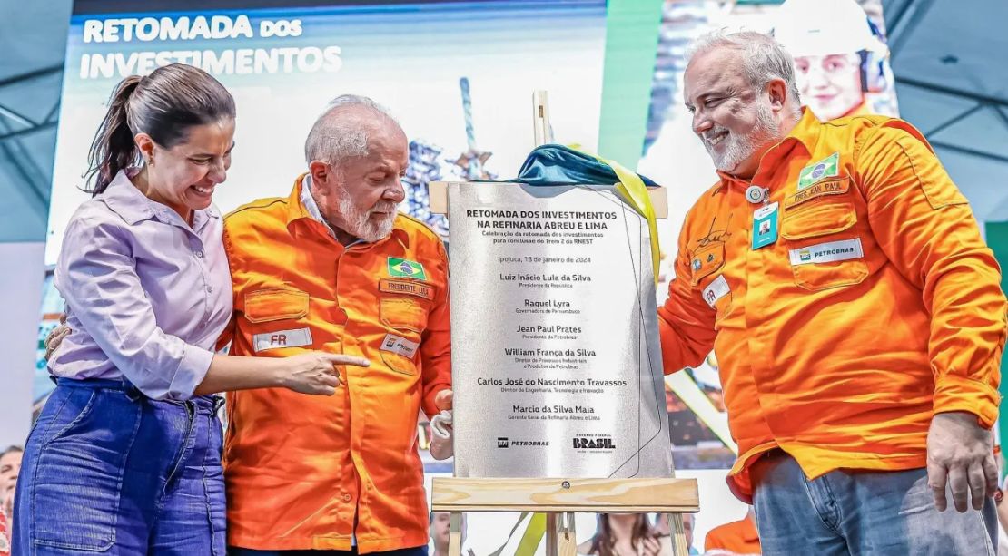Lula defende refinaria e relembra ações contra a Petrobras: “Processo de destruição”