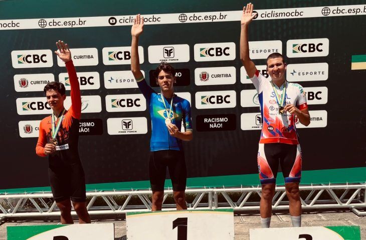 Beneficiário do Bolsa atleta Pedro Dourado garante pódio no Campeonato Brasileiro de Ciclismo