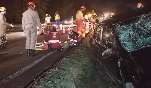 Motorista sem habilitação atropela homem que trabalhava em rodovia