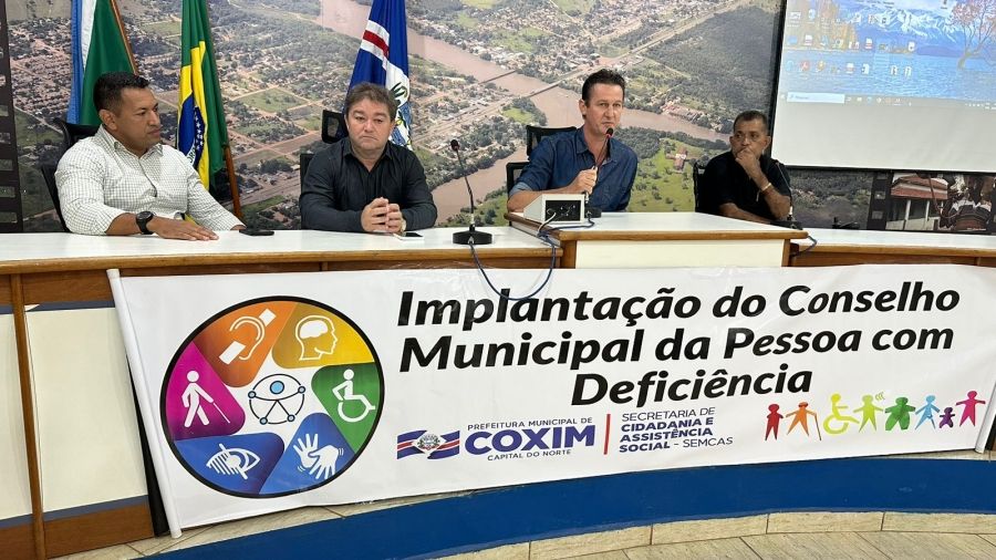 Seminário marca caminho para criação do Conselho Municipal da Pessoa com Deficiência em Coxim
