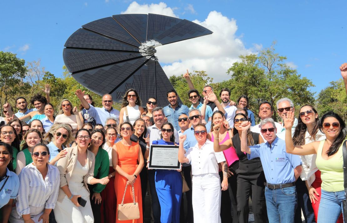 Flor Solar: Governo inaugura mini usina fotovoltaica dentro do Parque das Nações Indígenas