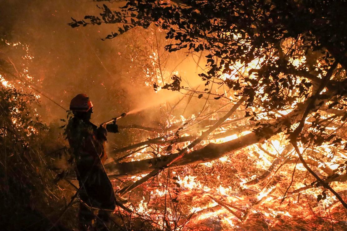 Combate direto e noturno segue como estratégia para controlar focos em seis pontos do Pantanal