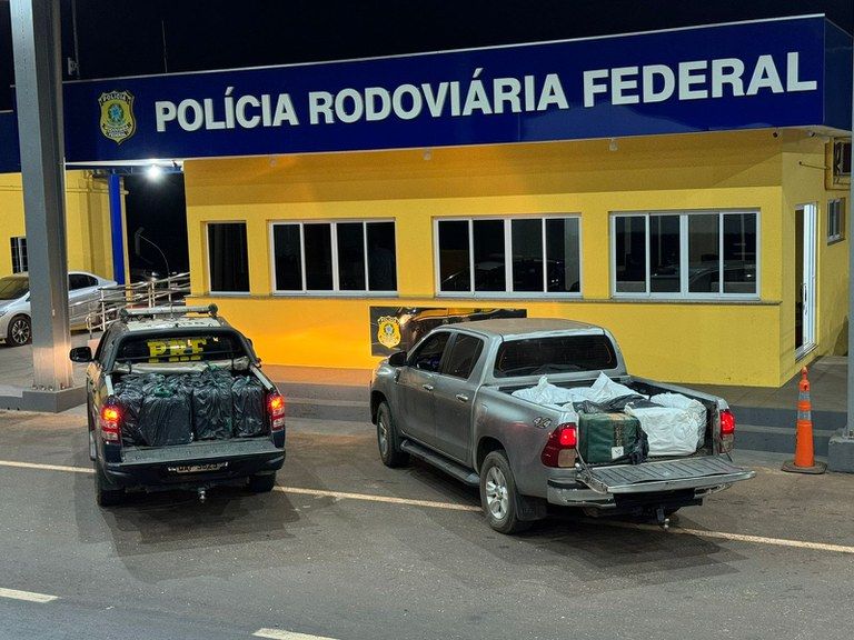 PRF faz apreensão recorde de mais de 1 tonelada de cocaína em Paranaíba