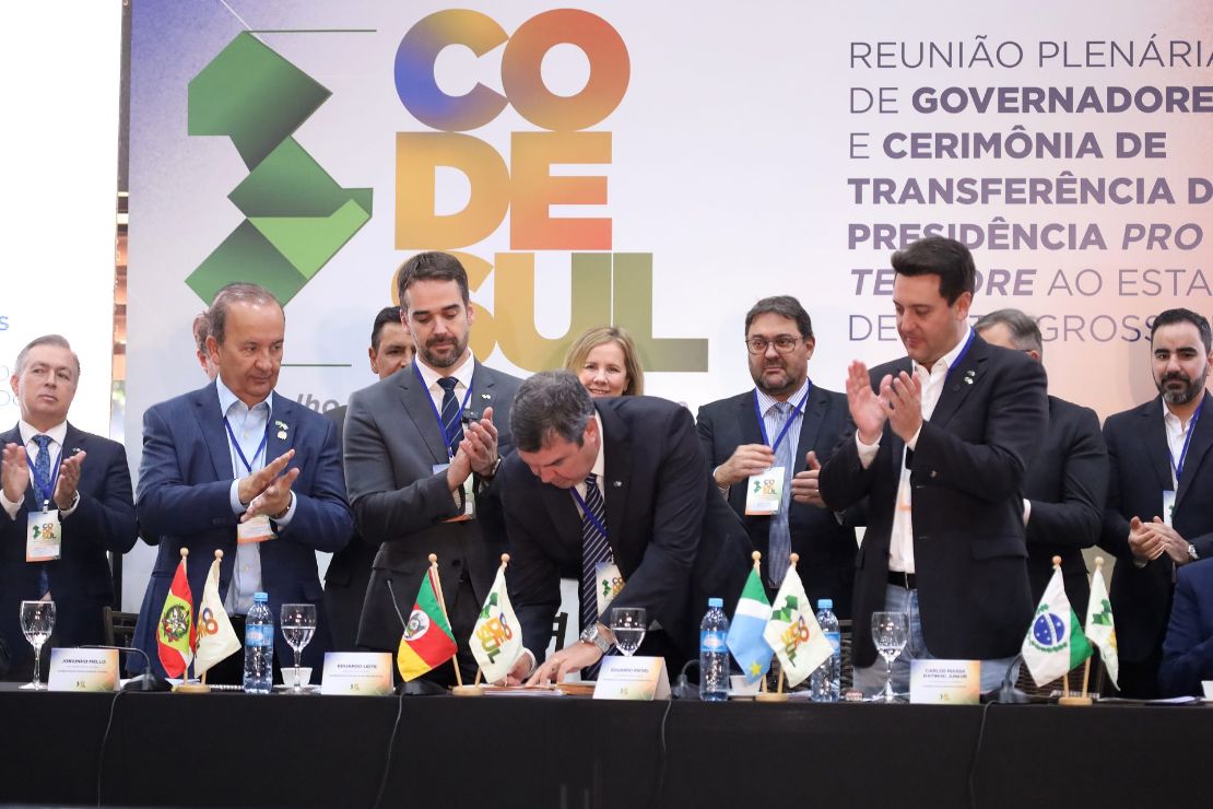 Riedel assume presidência do Codesul e firma parcerias para impulsionar novos investimentos em MS