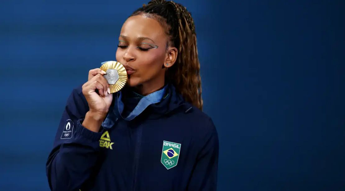 Rebeca Andrade se isola como maior medalhista da história do Brasil em Olimpíadas