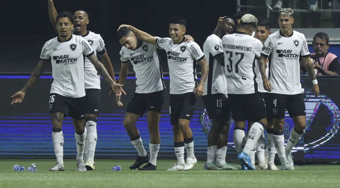 Libertadores: Botafogo leva novo susto do Palmeiras, mas vai às quartas de final