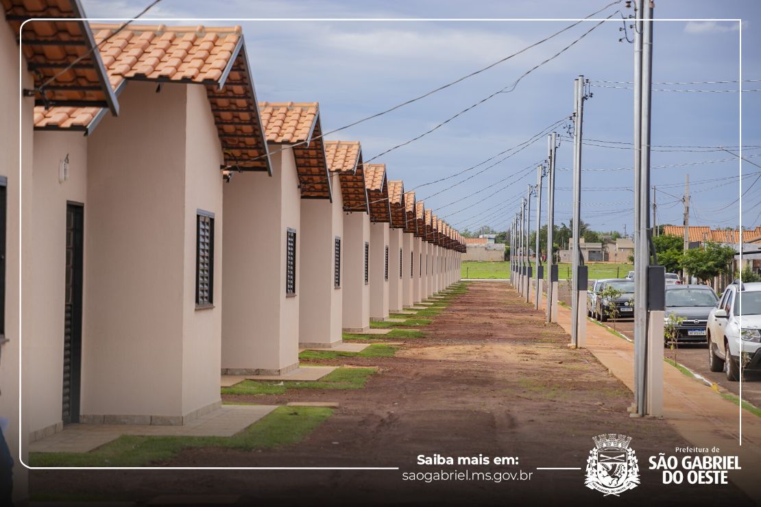 Prefeitura Entrega 22 novas moradias e realiza o sonho da casa própria para famílias de São Gabriel do Oeste