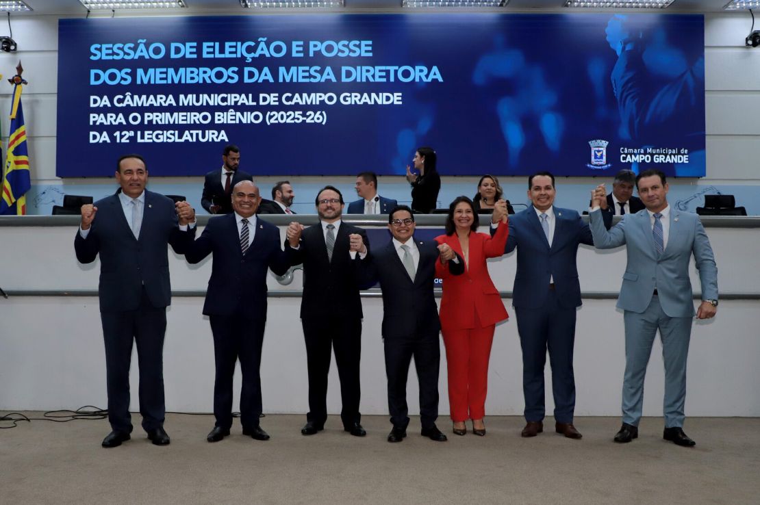Por unanimidade, vereador Papy é eleito presidente da Câmara Municipal de Campo Grande