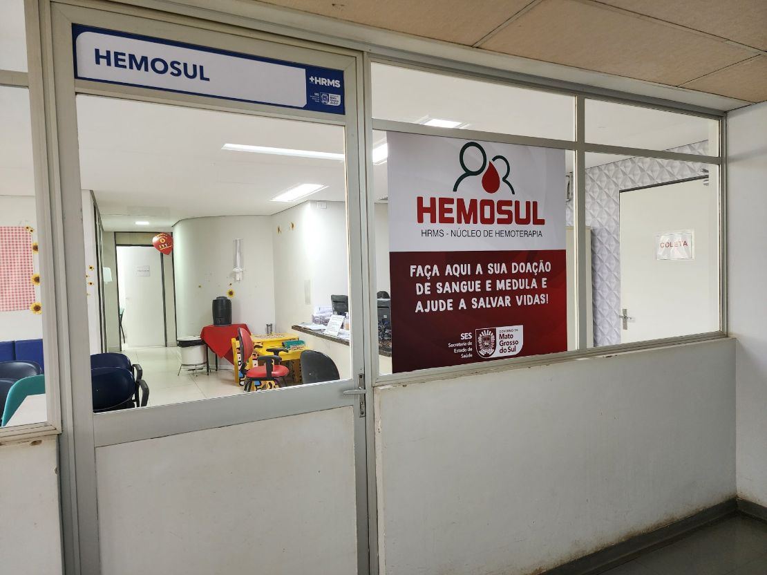 Para reforçar estoques, Hemosul do Hospital Regional de MS abre as portas na manhã deste sábado