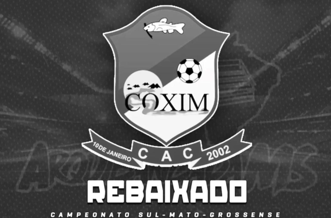Coxim Atlético Clube passa mais uma vergonha após novo rebaixamento