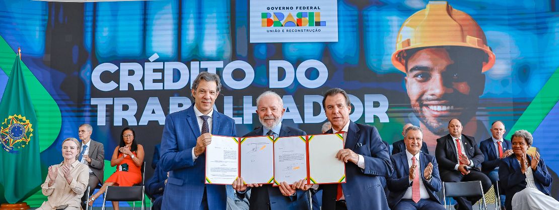 Governo Lula lança o programa crédito do trabalhador para impulsionar o emprego e o crescimento econômico
