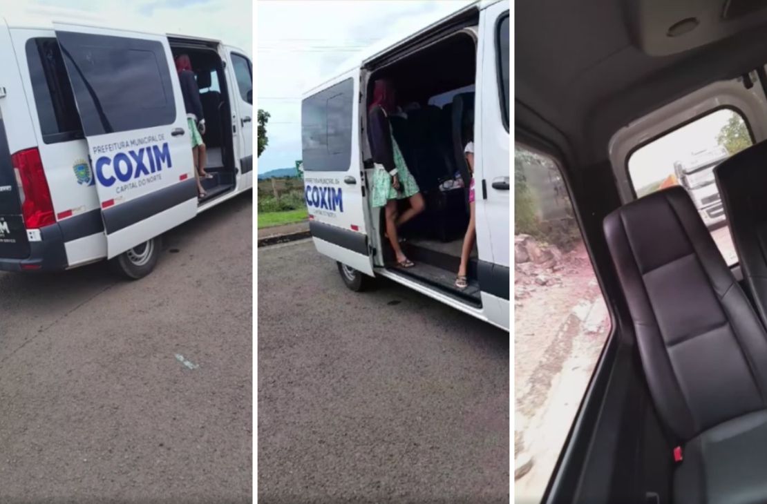 Van da Saúde de Coxim da problema mais uma vez e deixa crianças autistas em risco durante transporte