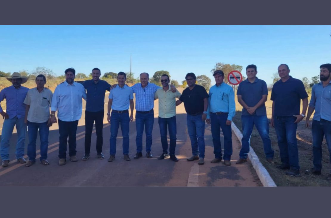 Prefeito Murilo lidera visita técnica à MS-215 e anuncia avanço para asfaltamento histórico