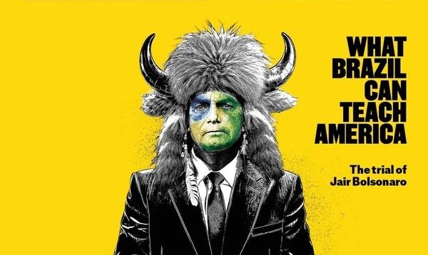 Revista 'The Economist' aponta julgamento de Bolsonaro como lição de democracia para os EUA