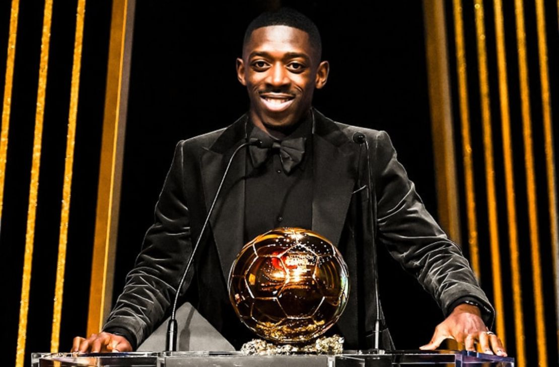 Bola de Ouro 2025: Ousmane Dembélé é eleito melhor jogador do mundo