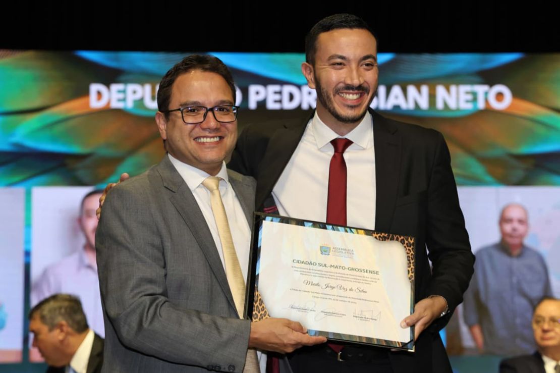 Delegado Murilo recebe Título de Cidadão Sul-Mato-Grossense em solenidade na Assembleia Legislativa de Mato Grosso do Sul