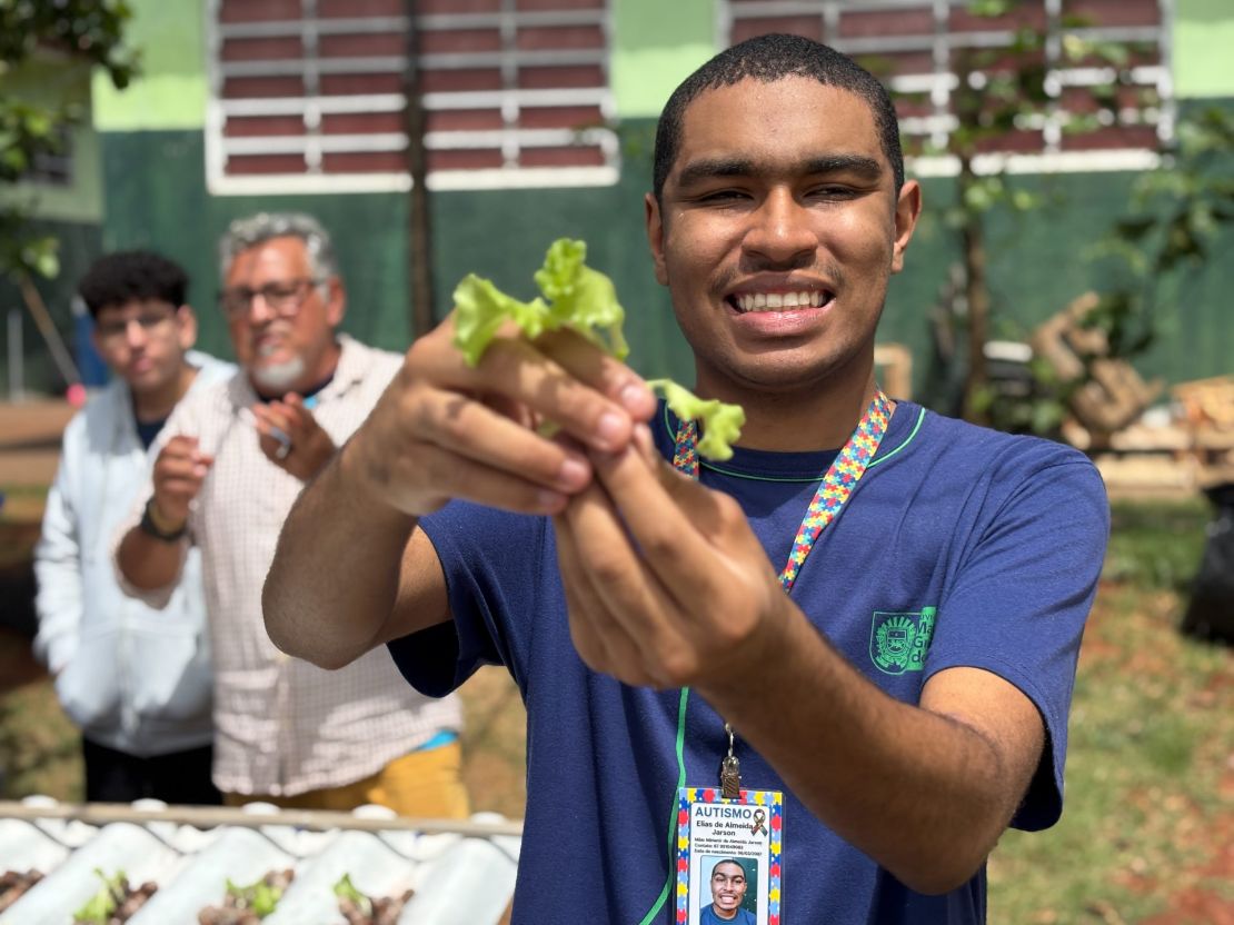 Do ar para a terra: escola estadual de MS transforma água de ar-condicionado em alfaces sustentáveis