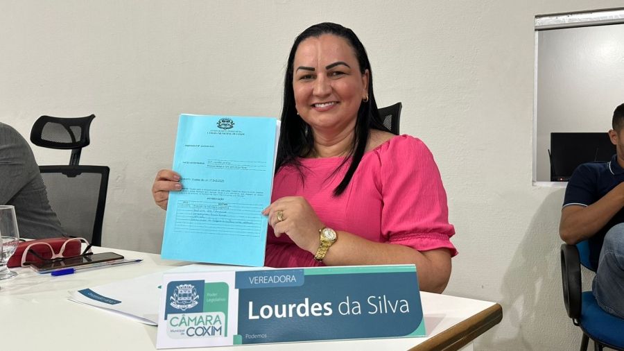 Vereadora Lourdes protocola defesa e denuncia perseguição política em Coxim