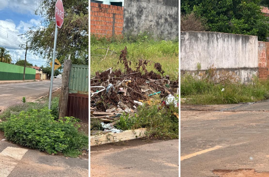 Cidade abandonada: Coxim sofre com matagal, lixo e buracos por todos os lados