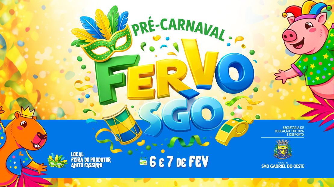 São Gabriel do Oeste realiza pela primeira vez Grito de Carnaval com programação gratuita e foco em cultura, lazer e economia local