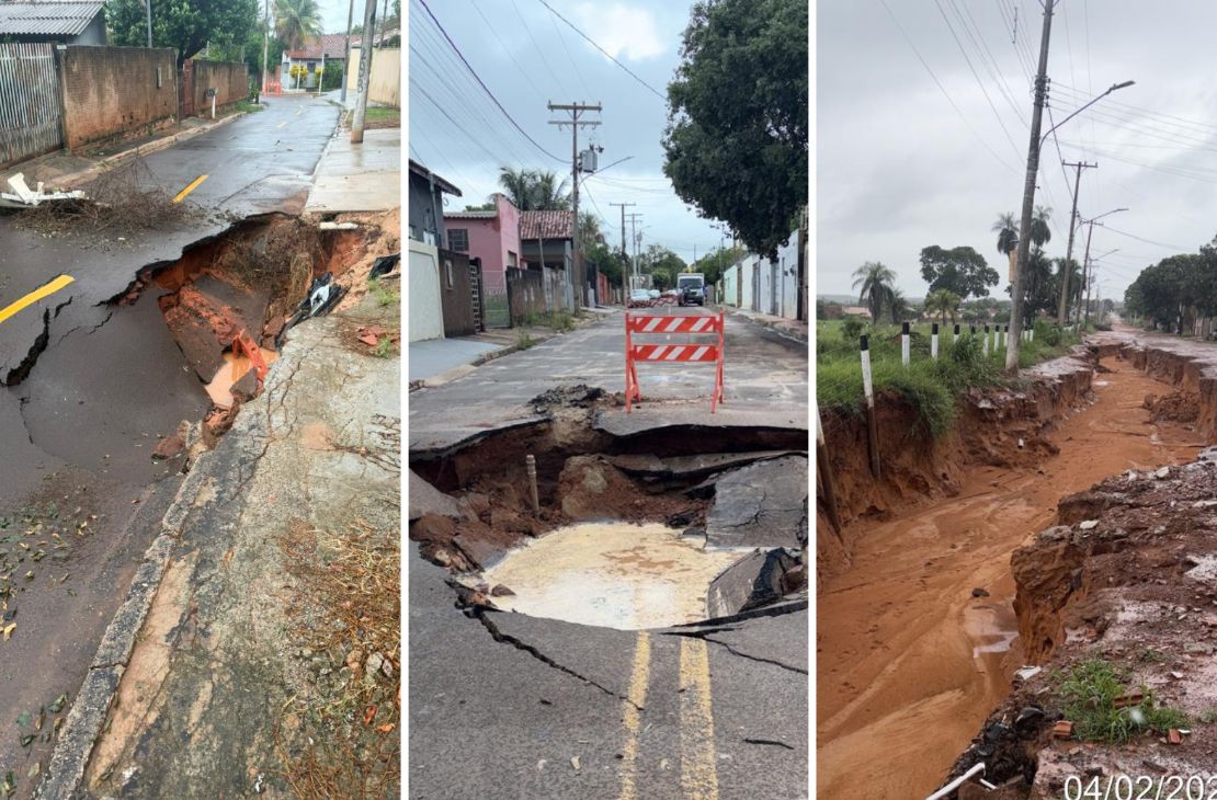 Prefeitura de Coxim decreta emergência após chuvas severas e agravamento de problemas nas ruas