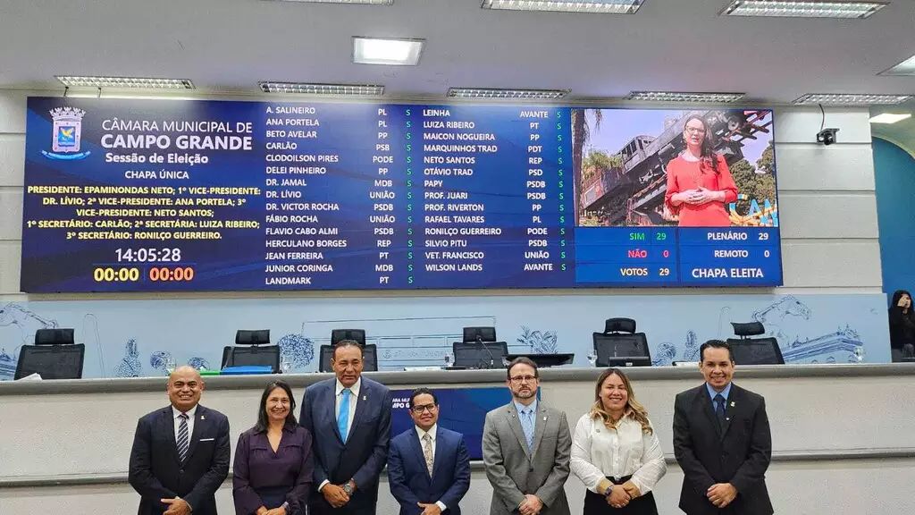 Justiça suspende reeleição antecipada de Papy na Câmara de Campo Grande