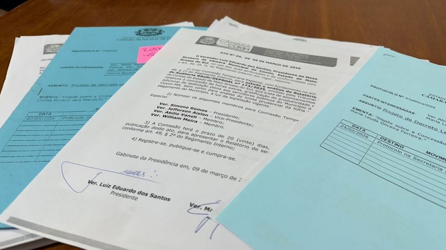 Câmara cria comissão para avaliar pagamento de horas extras e gratificações a servidores de Coxim