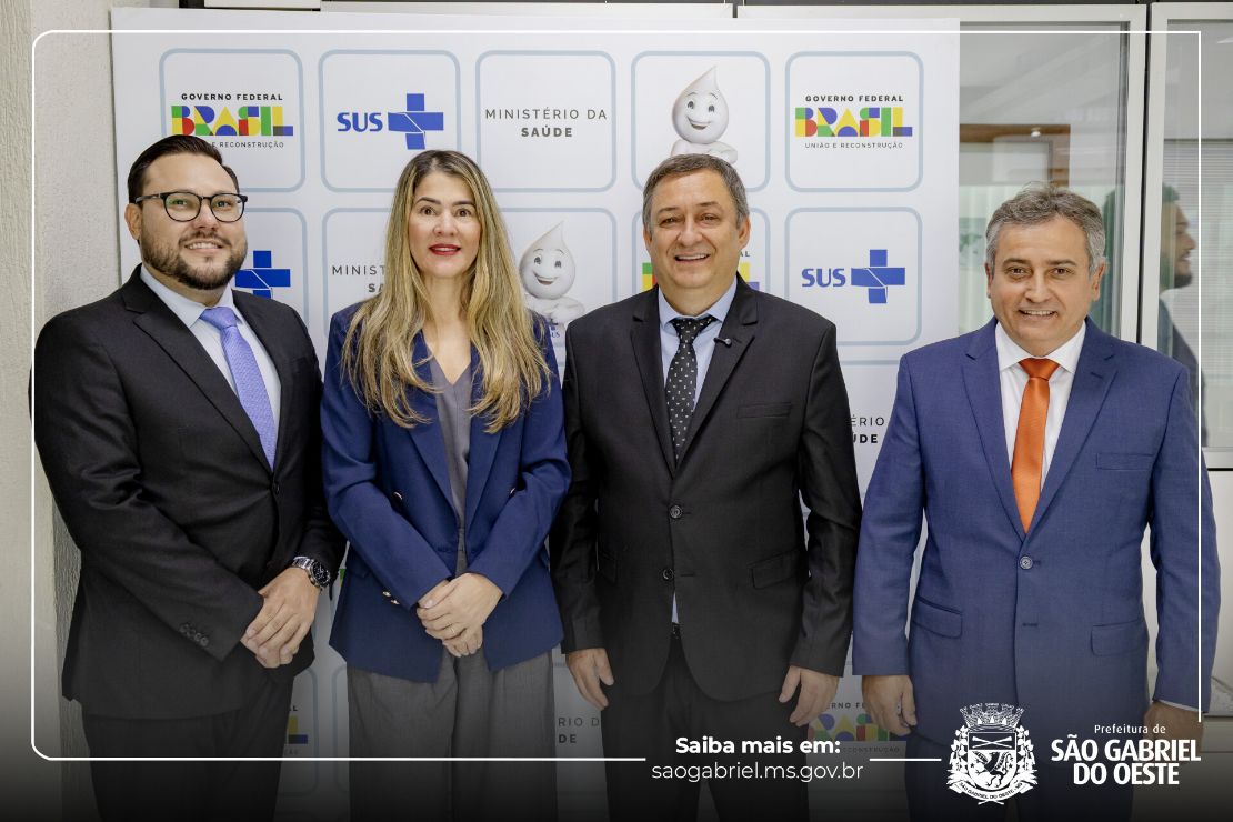 Prefeito de São Gabriel do Oeste articula mais de R$ 10 milhões em investimentos durante agenda em Brasília