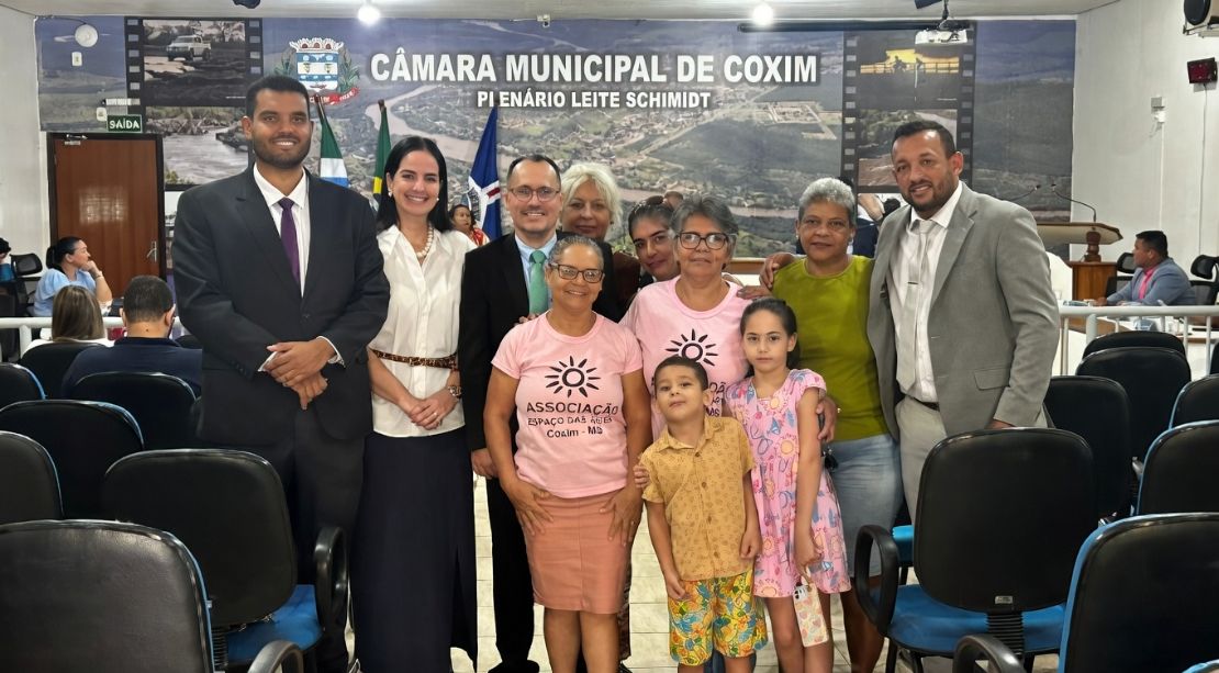 Câmara de Coxim reconhece Associação Espaço das Artes como de utilidade pública