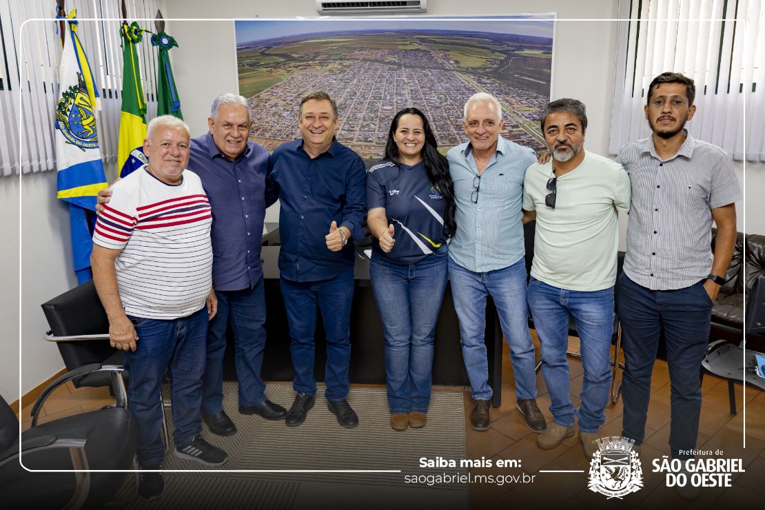 Esporte: Após visita do presidente da Federação, São Gabriel do Oeste avança em melhorias na infraestrutura esportiva