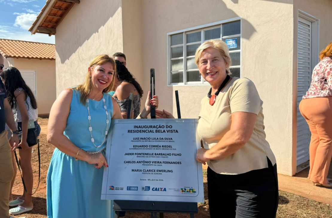 Sonora realiza entrega e assinatura de contratos de 36 unidades habitacionais no Loteamento Bela Vista