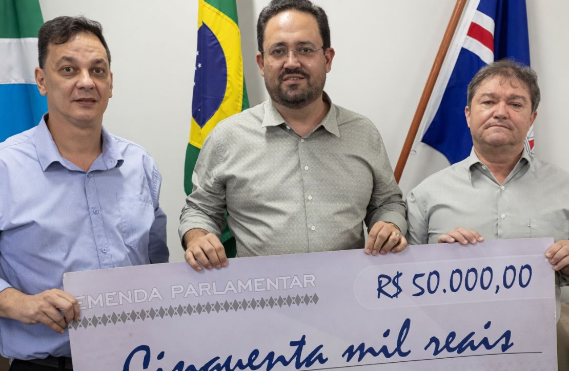 Johnny Guerra Gai participa de articulação para liberação de emenda de R$ 50 mil à saúde de Coxim