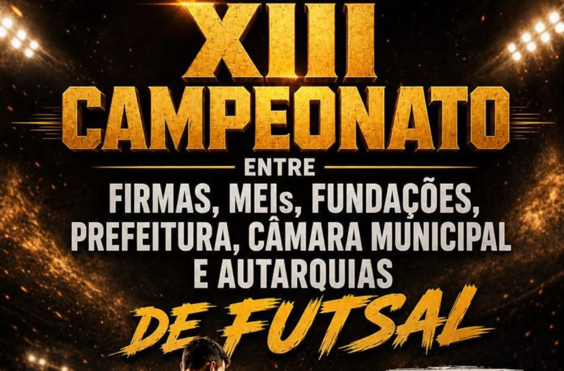 Prefeitura abre inscrições para Campeonato entre Firmas de Futsal em Coxim