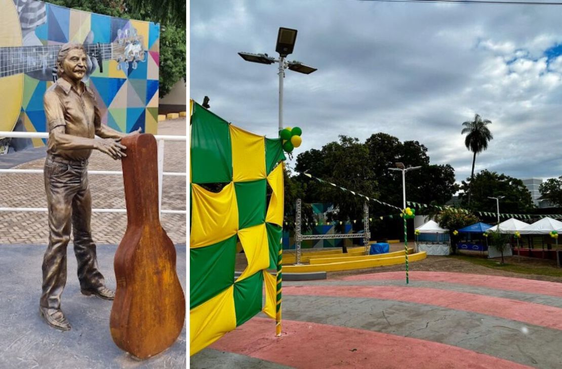 Praça Zacarias Mourão terá telão para transmissão de Brasil x Haiti nesta sexta-feira em Coxim