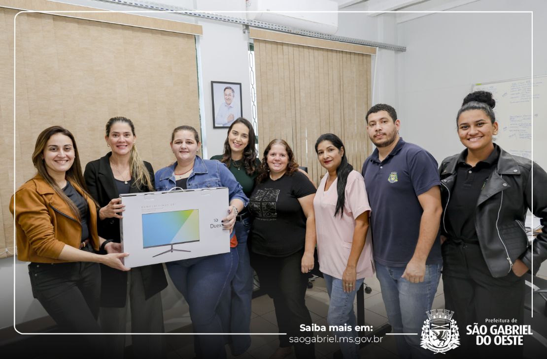 Saúde de São Gabriel do Oeste recebe 14 novos computadores para fortalecer atendimento especializado
