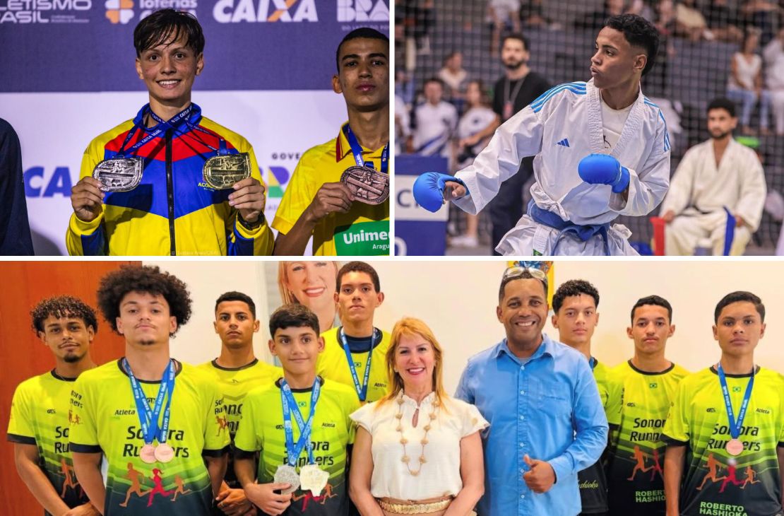 Atletas de Sonora acumulam conquistas e colocam o município em destaque no esporte