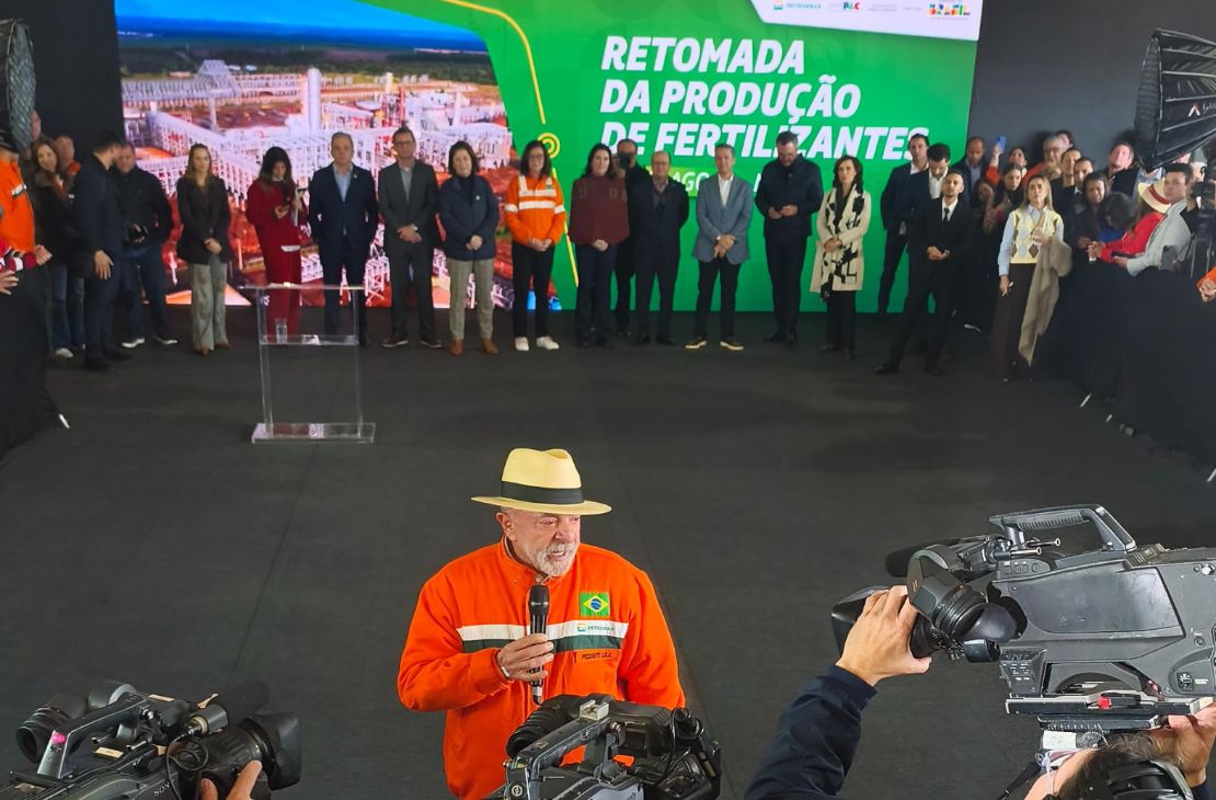 Lula participa da retomada das obras da UFN-III em Três Lagoas (MS)
