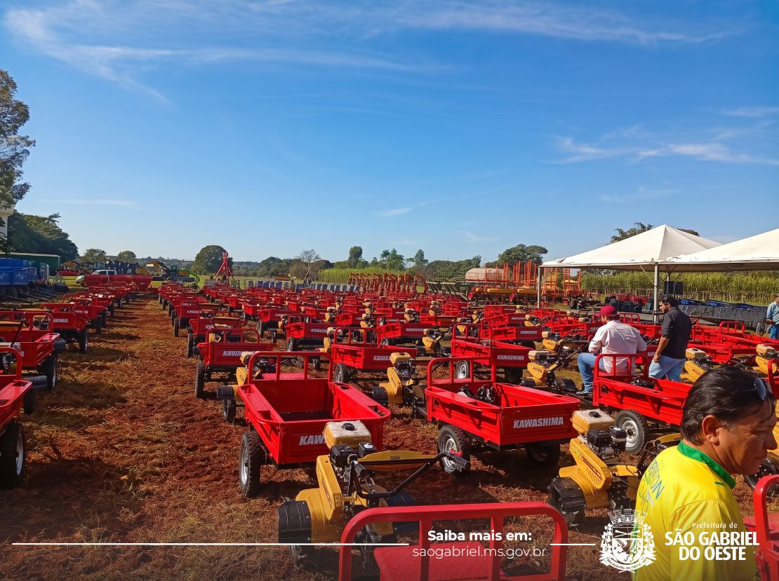 Mais investimentos para o campo: São Gabriel do Oeste participa de entrega de R$ 7,4 milhões destinados à agricultura familiar