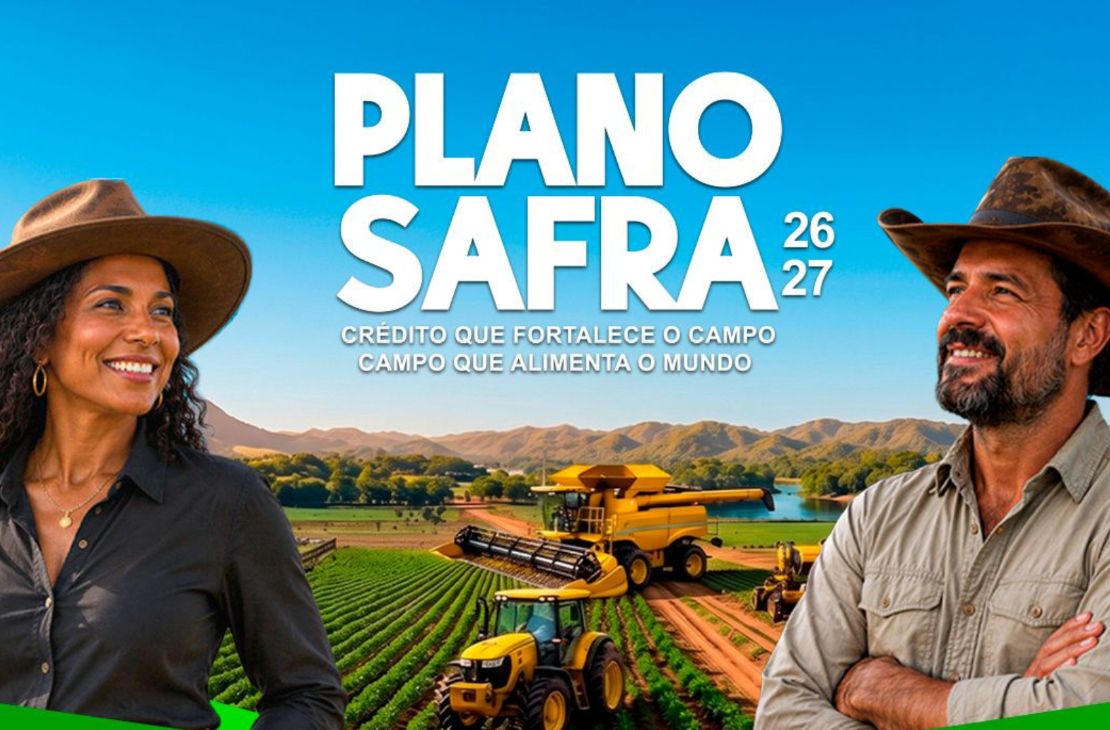 Governo Lula lança Plano Safra 2026/2027 com R$ 525,1 bilhões para agricultura empresarial